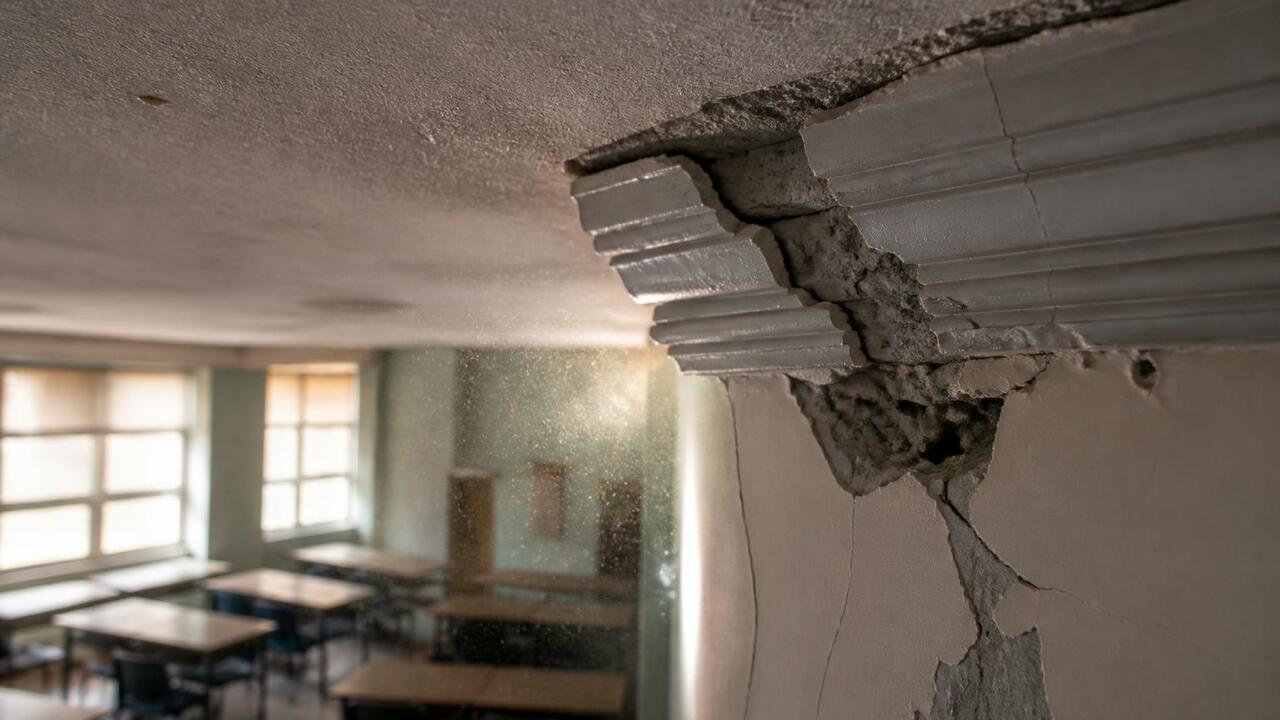 Обрушение потолка в башкирской школе привлекло ...